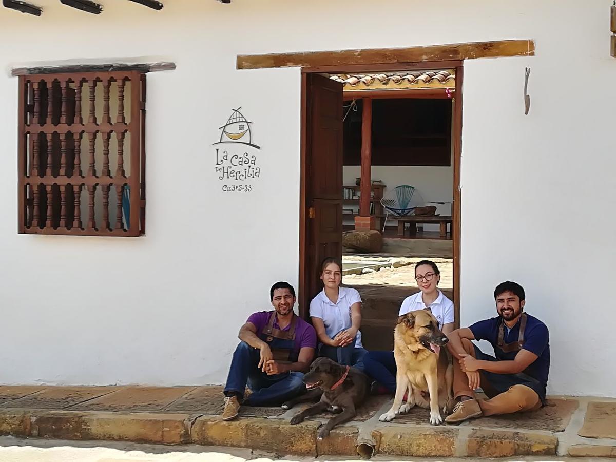 La Casa De Hercilia Boutique Barichara Esterno foto